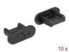 DeLOCK Dammskydd för USB 2.0 Micro-B (hona), 10 st - Svart