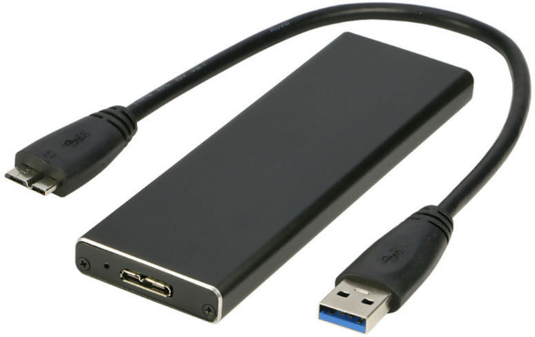 MicroStorage Macbook Air 17+7pin SSD to USB 3.0 - Hårddiskkabinett