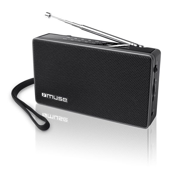 Muse M-030 R, Bärbar, Analog, FM, MW, Svart, Rotations-, Alkalisk