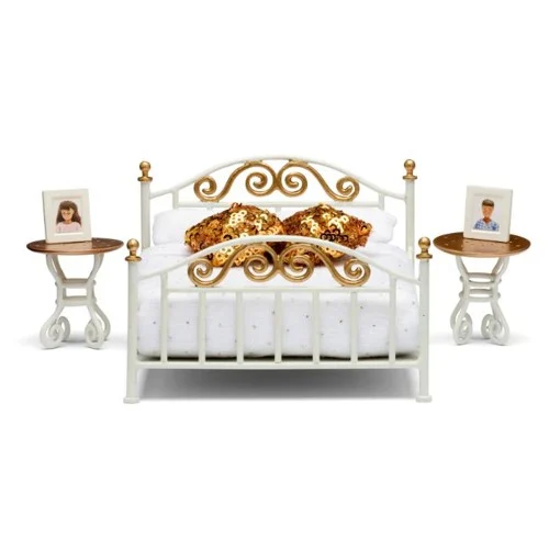 Lundby - Brass Bed Set (18292)