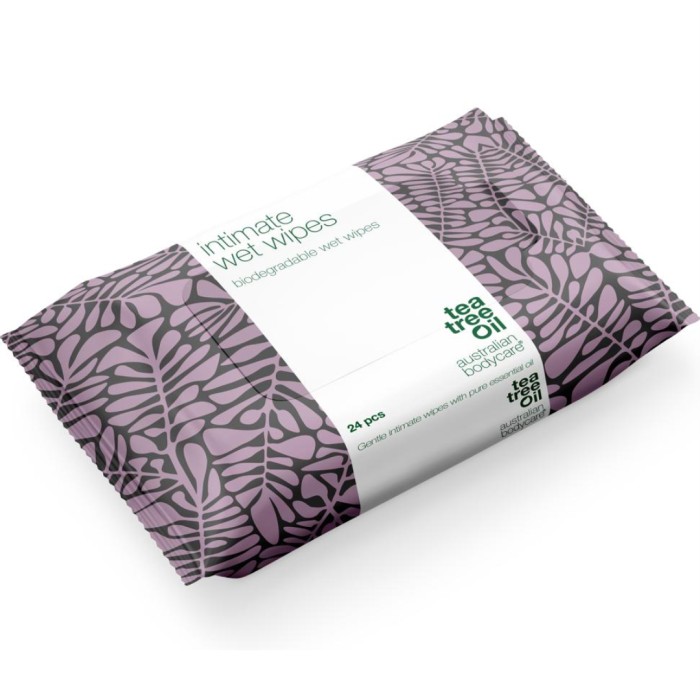 Australian Bodycare Intimate Wet Wipes – Refreshing And Ph-Balanced Wipes For Daily Intimate Care 24 pcs 24 pcs