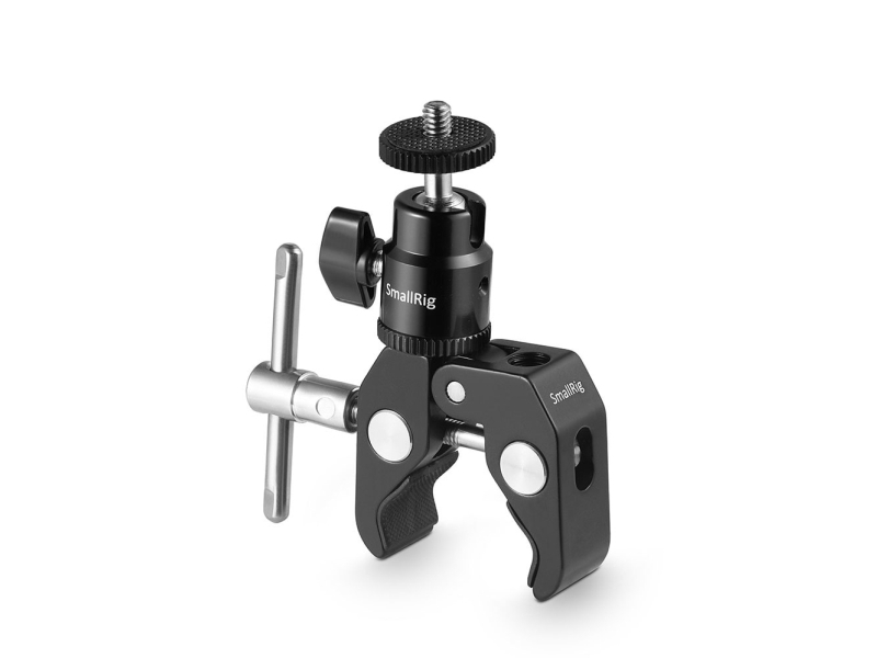 SmallRig 1124 Super Clamp Mount with 1/4 Screw Ball Head Mount