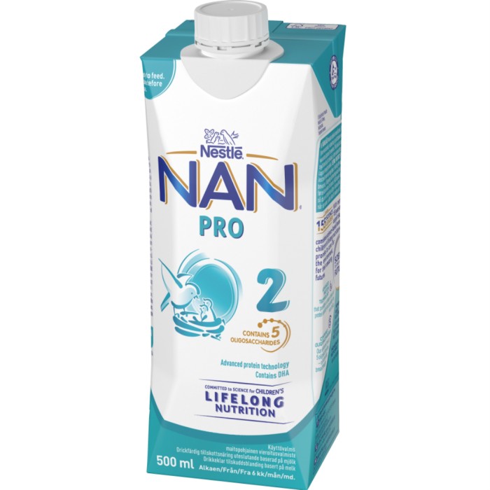 Nestlé NAN Pro 2 drickfärdig 500 ml