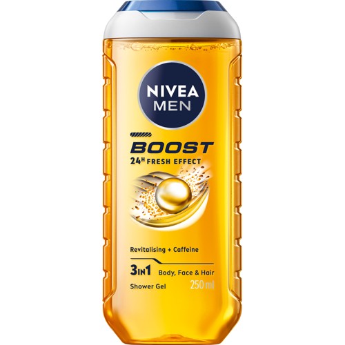 NIVEA Men Boost Shower Gel 250 ml, bild 2