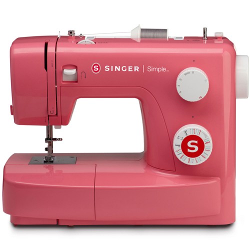 Singer 3223R - Symaskin - 23 stygn - 1 fyrstegsknapphål - röd