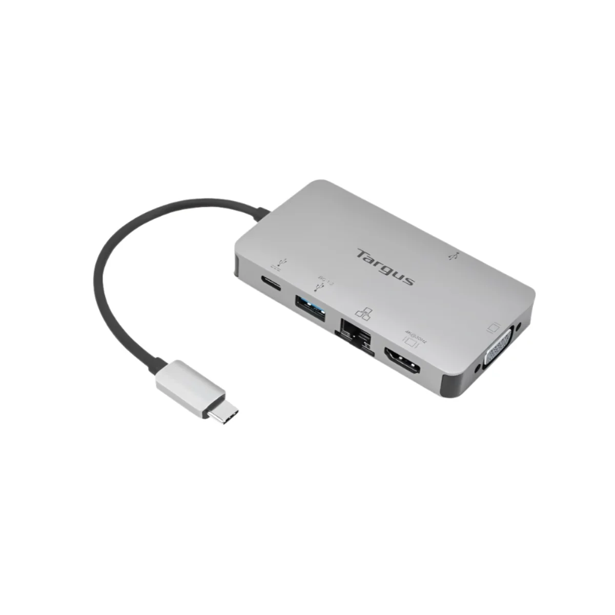Targus USB-C Dockningsstation PD 100W 6 portar Silver