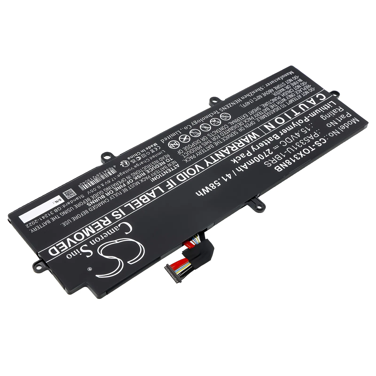 Batteri till Notebook, Bärbar dator för Toshiba Dynabook Portege A30 m.fl., bild 4