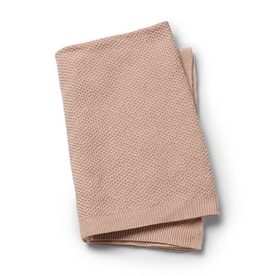 Elodie Details mosstickad filt, powder pink
