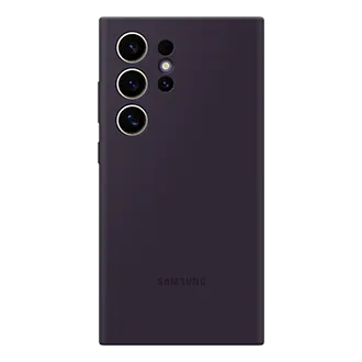 Samsung Galaxy S24 Ultra silikonfodral, mörkviolett, bild 3