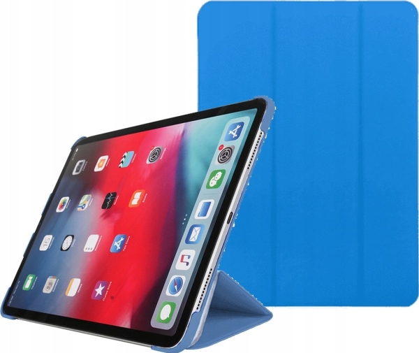 Plånboksfodral/tablet-etu i Pomologic BookCase skyddande fodral för iPad Pro 11 (1/2/3/4G) och iPad Air 10,9 (4/5G) blå