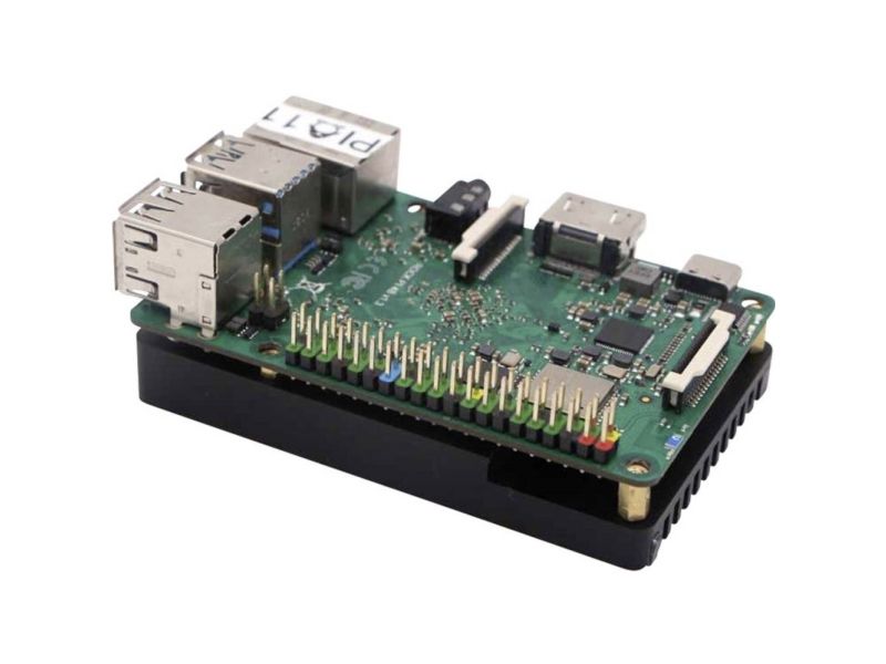 Allnet Rock Pi 4 med heatsink/kylradiator, bild 2