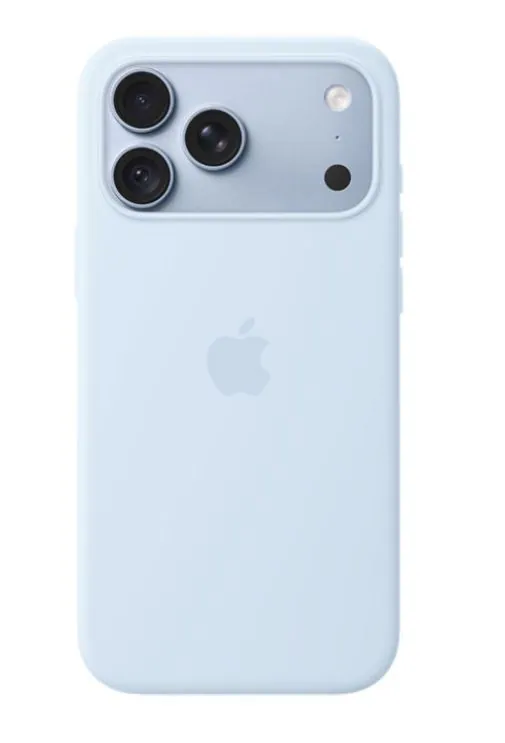 Apple iPhone 18 Pro Max silikonskal med MagSafe, Crisp Blue