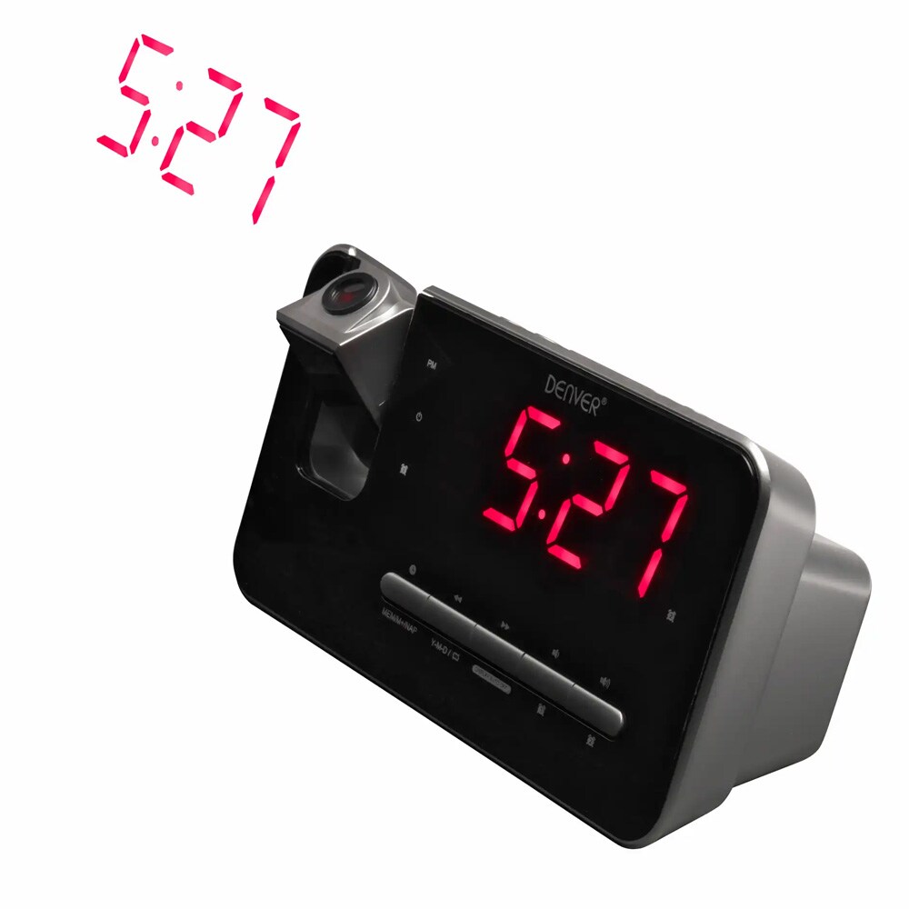 Clockradio Denver CRP-618 - Ur - Digital - FM - PLL - LED - 3,05 cm - (1.2) - Rød, bild 3