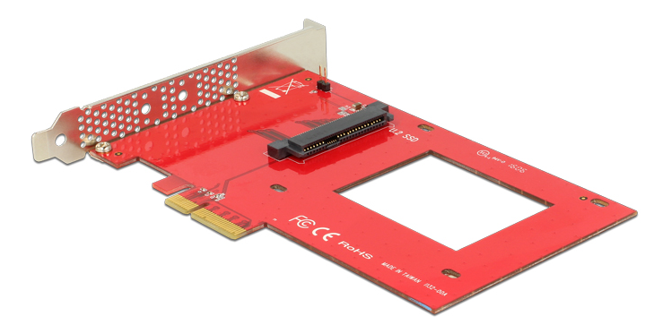 DeLOCK PCI-Express x4 V3.0, U.2 SFF-8639, NVMe, bild 2