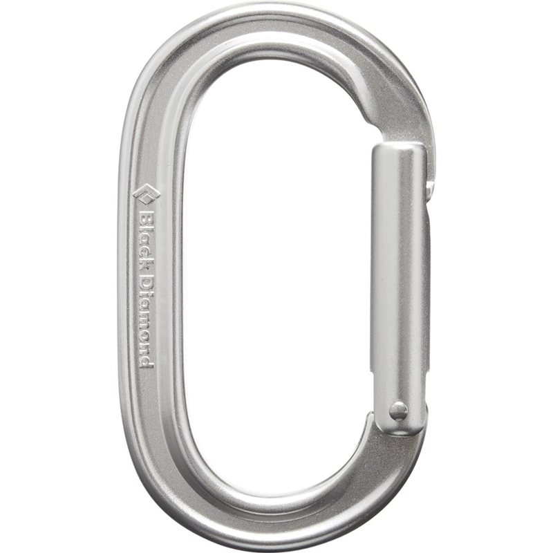 Black Diamond Oval Keylock Carabiner Polished - OneSize