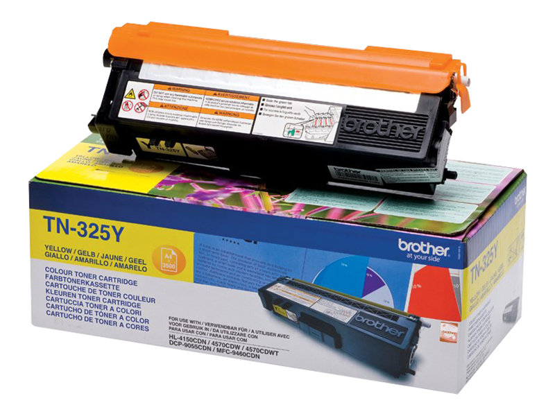 Brother TN-325Y, 3500 sidor, Gul