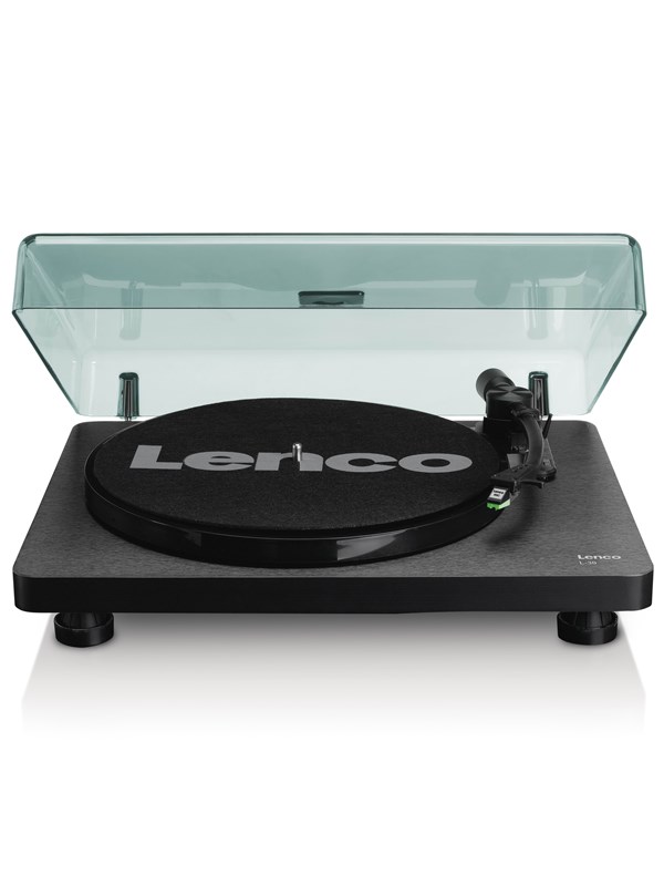 Lenco L-30BK Record Player with USB/PC encoding - Black - Skivspelare Black, bild 2
