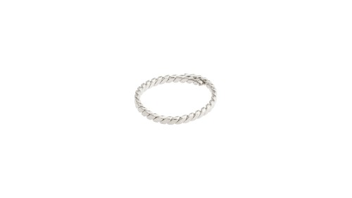 PILGRIM - LULU Twisted Stack Ring - Silver Plated - Adjustable Size, bild 3