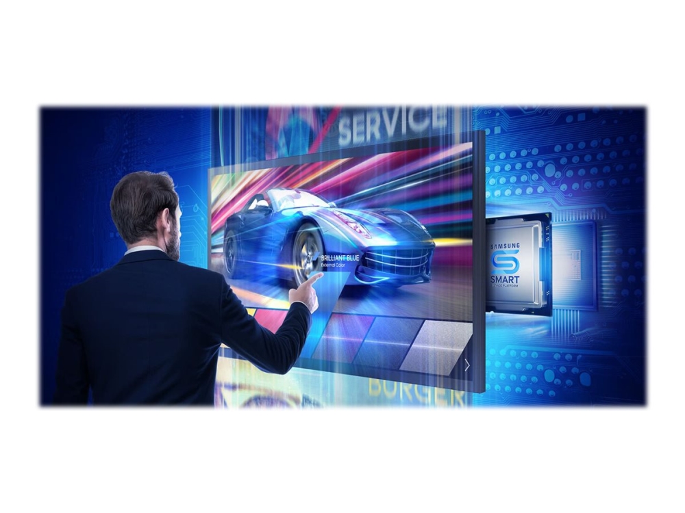 Samsung QM55B-T 55" 4K UHD pekskärm för skyltning