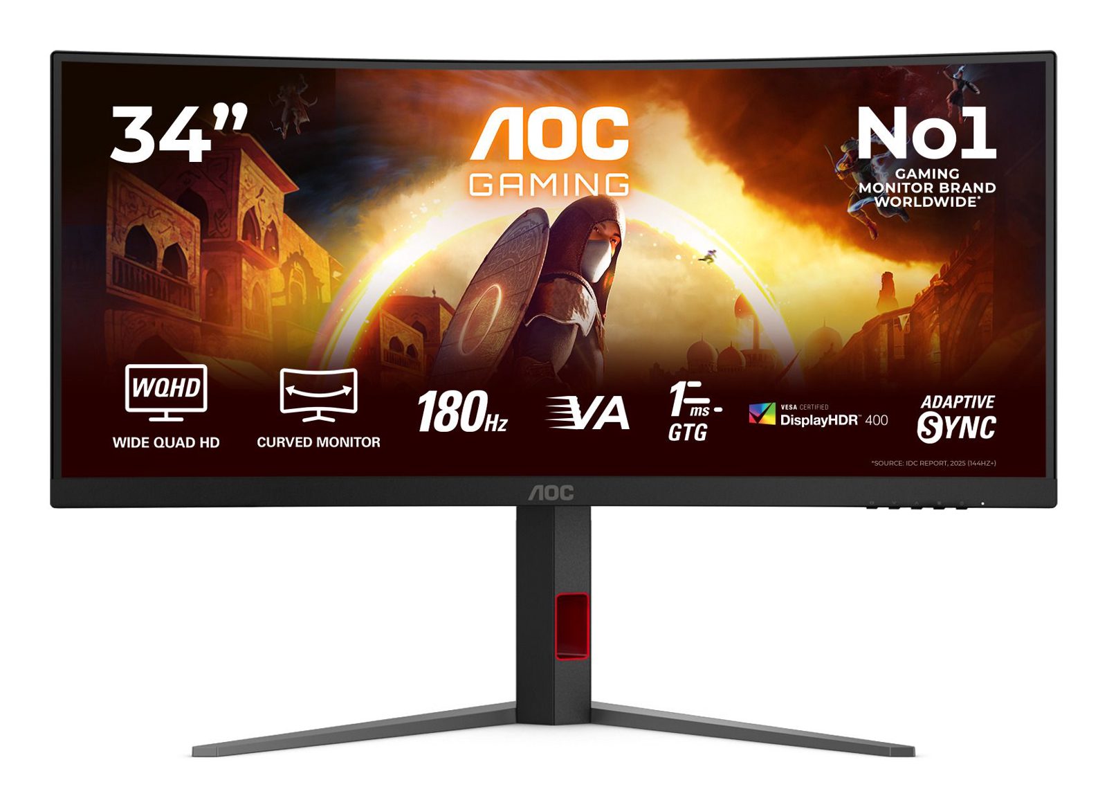 AOC 34" curved gamingskärm CU34G4CA
