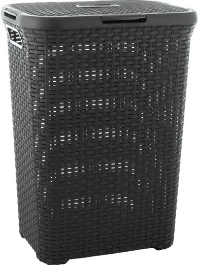 Curver Style Tvättkorg 60 Liter - Rotting antracit