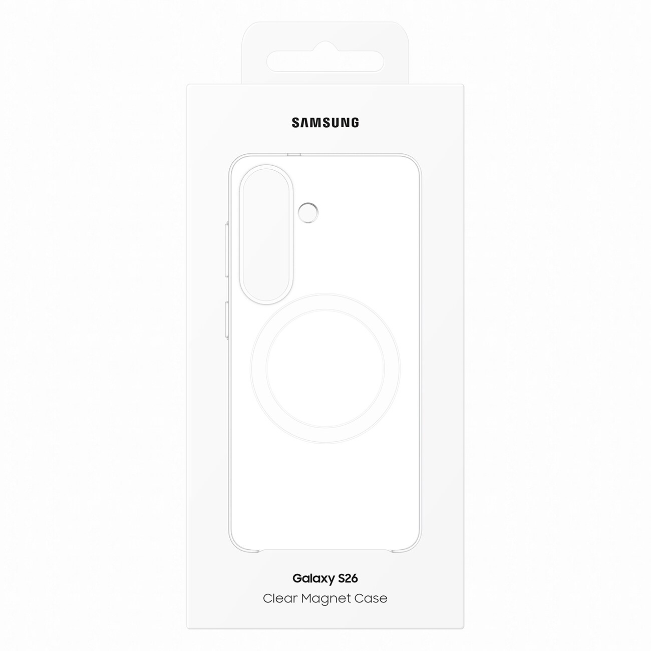 Samsung Galaxy S26 Clear Magnet skal, transparent, bild 3