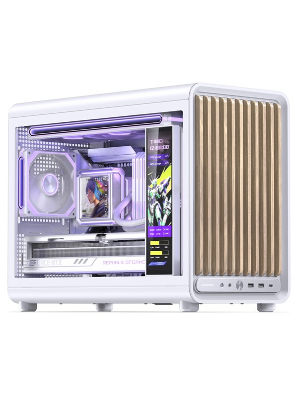 Jonsbo D33 Wood - Chassi - Minitower - Vit