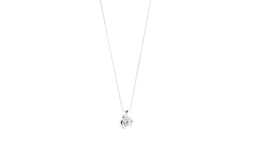 PILGRIM - SUNSET Crystal Necklace - Silver - 40 cm + 9 cm Extension, bild 3