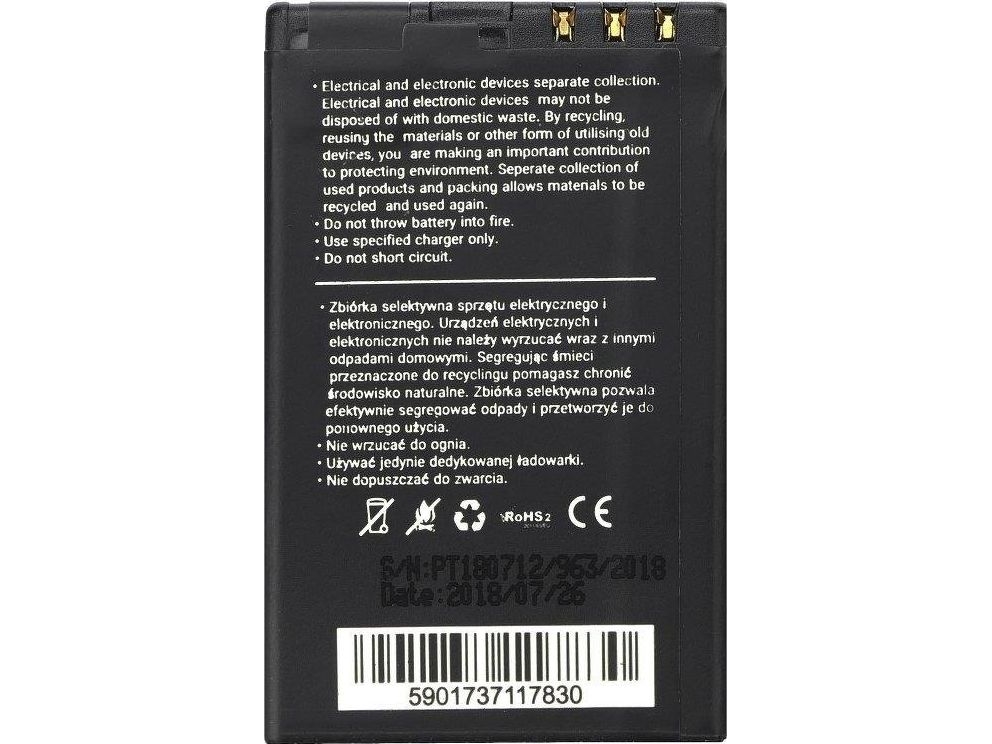 Blue Star-batteri till Nokia 5310 X3-01 6600 fold Li-Ion 950 mAh Analog BL-4CT