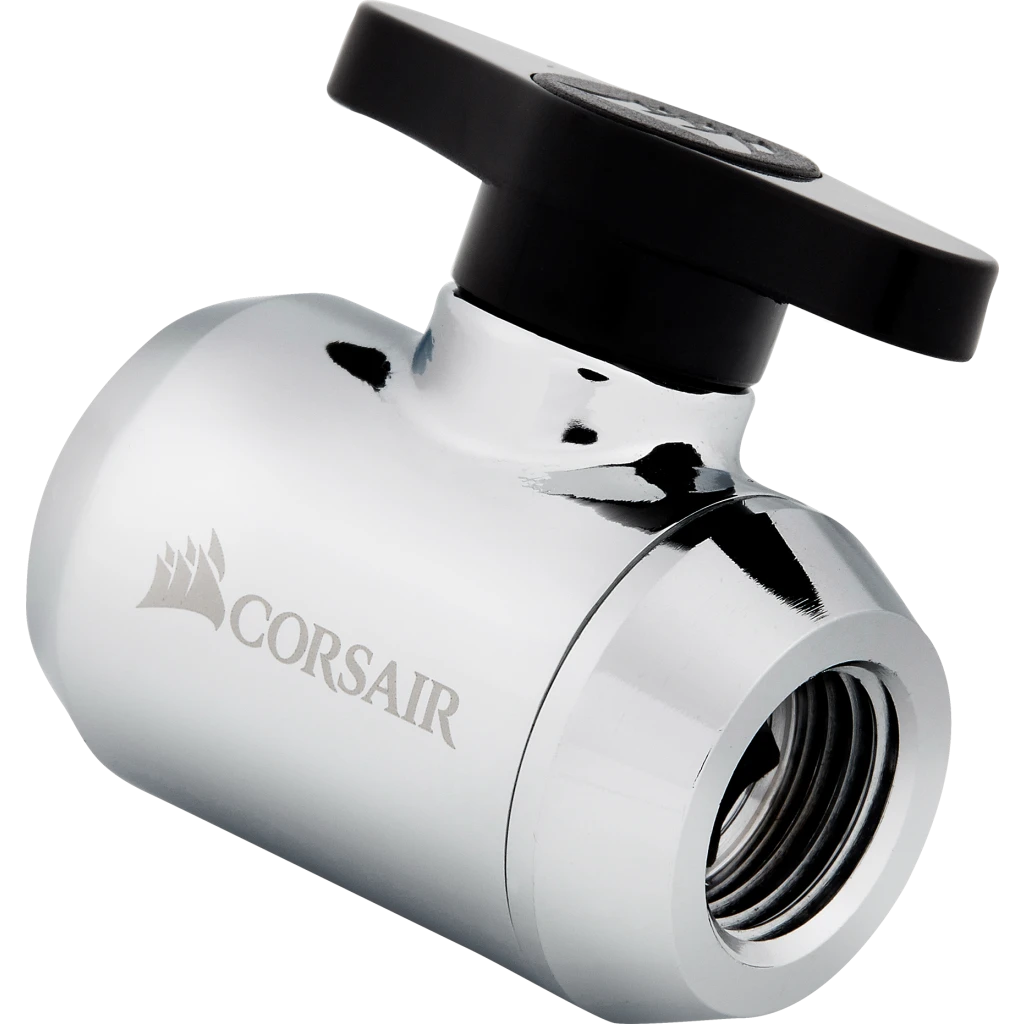 Corsair Hydro X Series XF Ball Valve - Krom