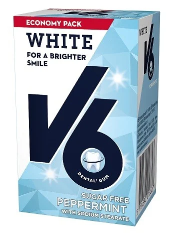 V6 White Peppermint, 72 g