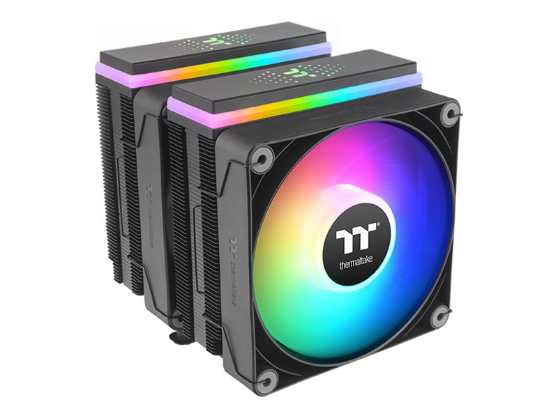 Thermaltake ASTRIA 600 - Processorkylare - (för: LGA2066, LGA2011, LGA1851, LGA1700, LGA1200, LGA1156, LGA1155, LGA1151, LGA1150, AM5, AM4) - värmerör av koppar med aluminiumflänsar - 120 mm