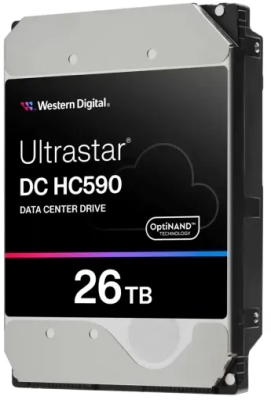 26 TB WD Ultrastar DC HC590 SE, 7200 rpm, 512 MB cache, SATA3, bild 2