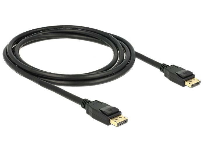Delock DisplayPort 1.2-kabel 4K @ 60Hz, 2m, bild 2