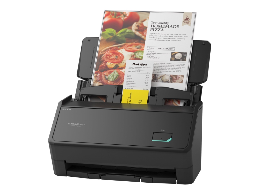 Ricoh ScanSnap iX2400 - Dokumentskanner - Kontaktbildsensor (CIS) - Duplex - A4 - 600 dpi x 600 dpi - upp till 45 sidor/minut (mono) / upp till 45 sidor/minut (färg) - ADM (100 ark) - upp till 6000 scanningar per dag - USB 3.2