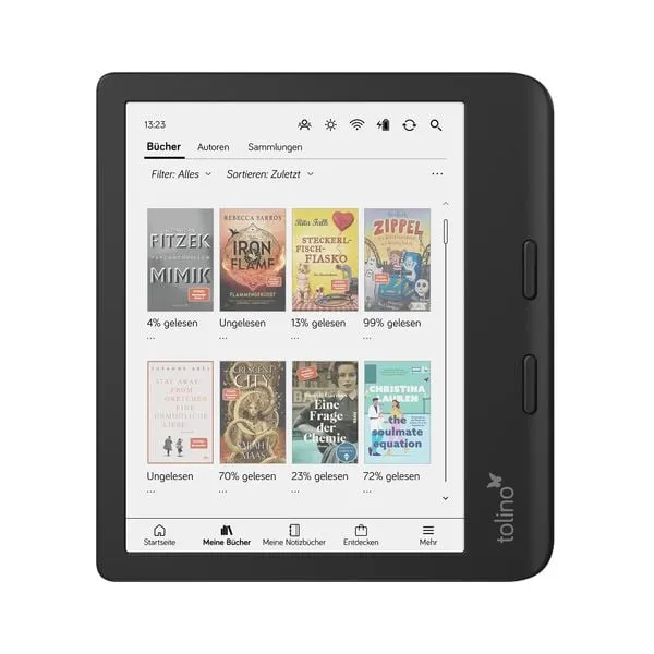 Tolino Vision Color e-boksläsare 7 E Ink Kaleido 32 GB, svart