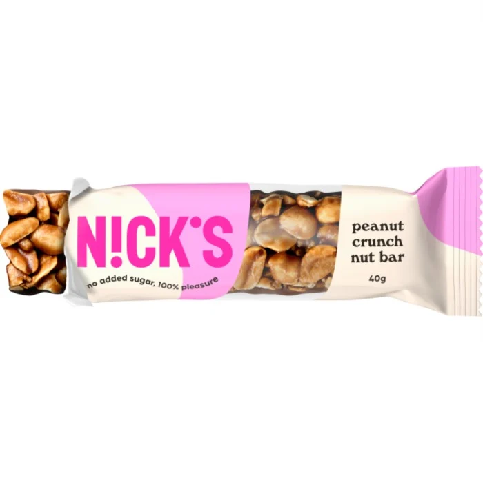 NICK'S Nut bar peanut crunch 40 g