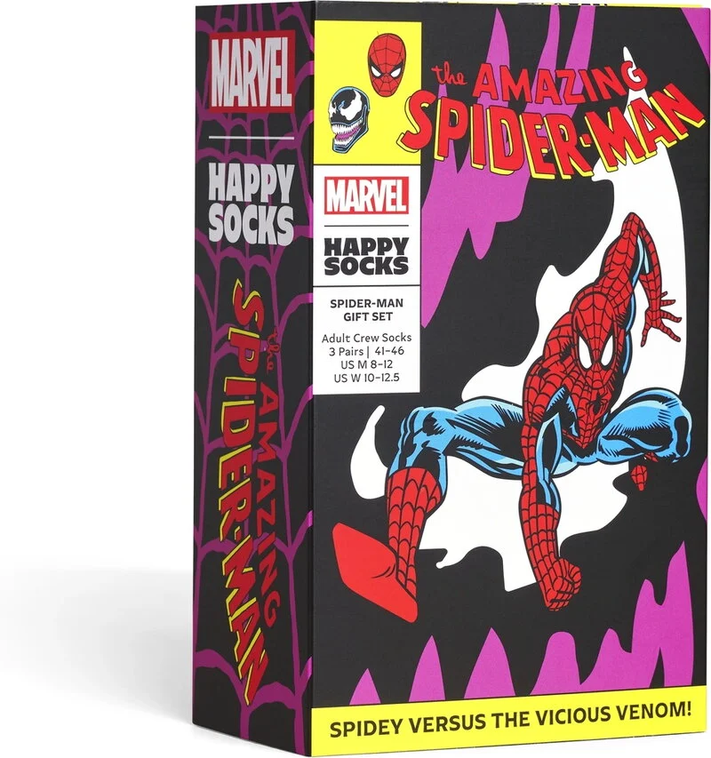 Happy Socks MARVEL™ Spider-Man 3-Pack Socks Gift Set 41-46