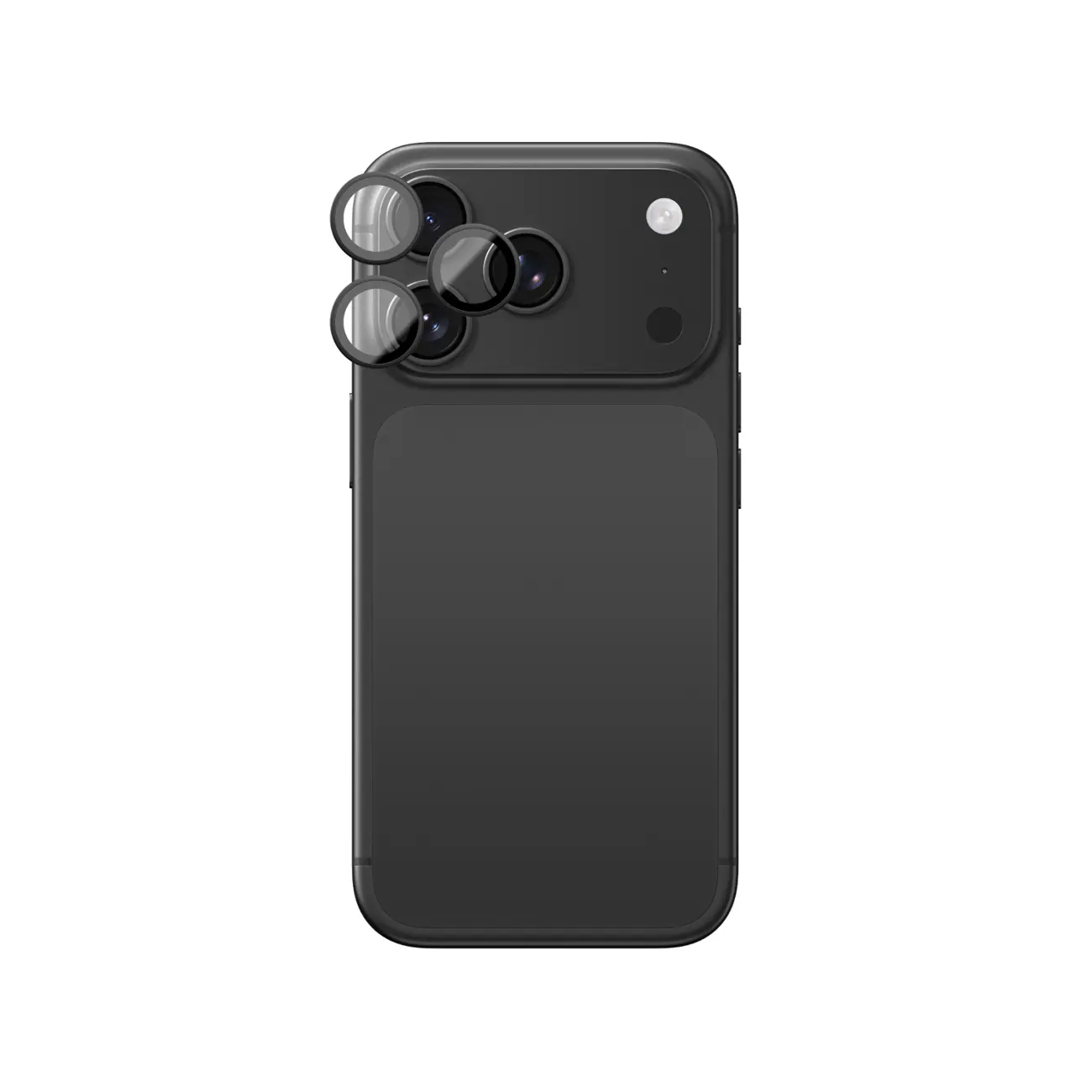 AmazingThing Titan Vision-lins i safir för iPhone 18 Pro / 18 Pro Max – Svart