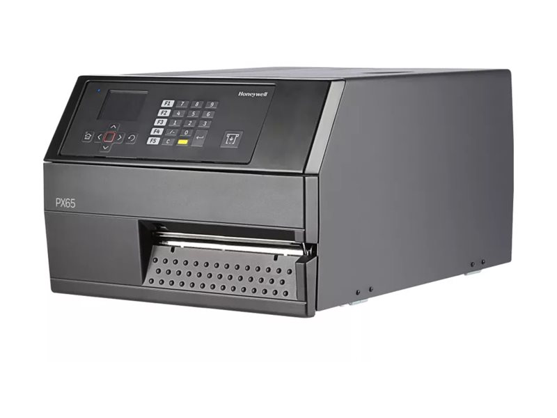 Honeywell PX65 - Etikettskrivare - direkt termisk/termisk överföring - Rulle (17 cm) - 300 dpi - upp till 225 mm/sek - Wi-Fi(ac), LAN, USB 2.0, USB 2.0-värd, RS232 - återspolare