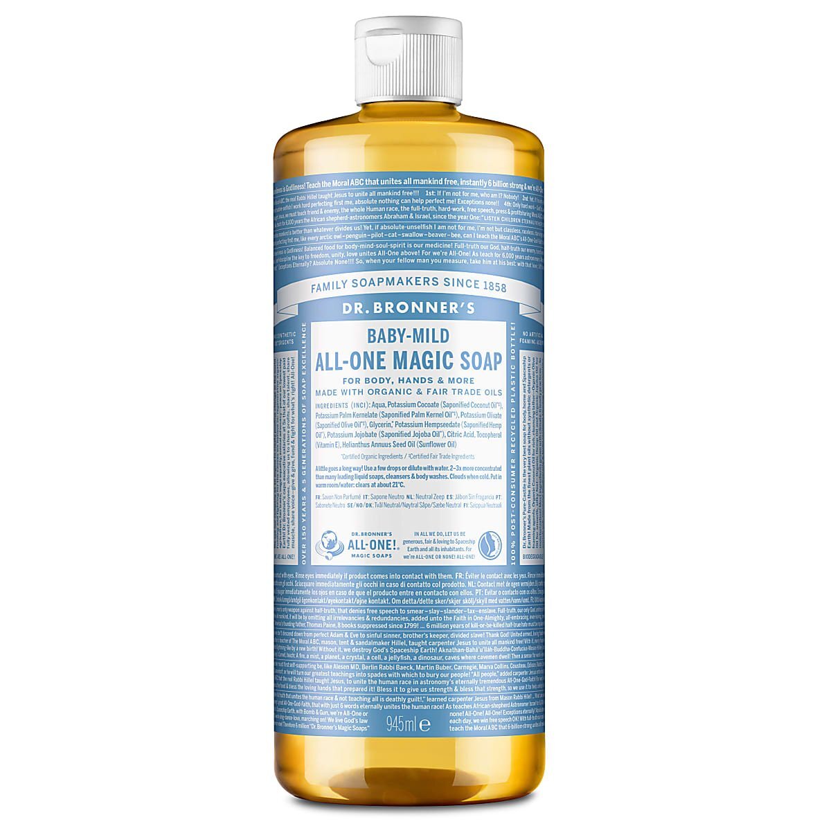 Dr. Bronner's Magic Soaps Baby Mild 475 ml