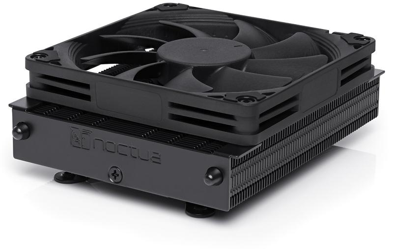Noctua NH-L9a-AM4, 37mm low-profile, chromax black, bild 4