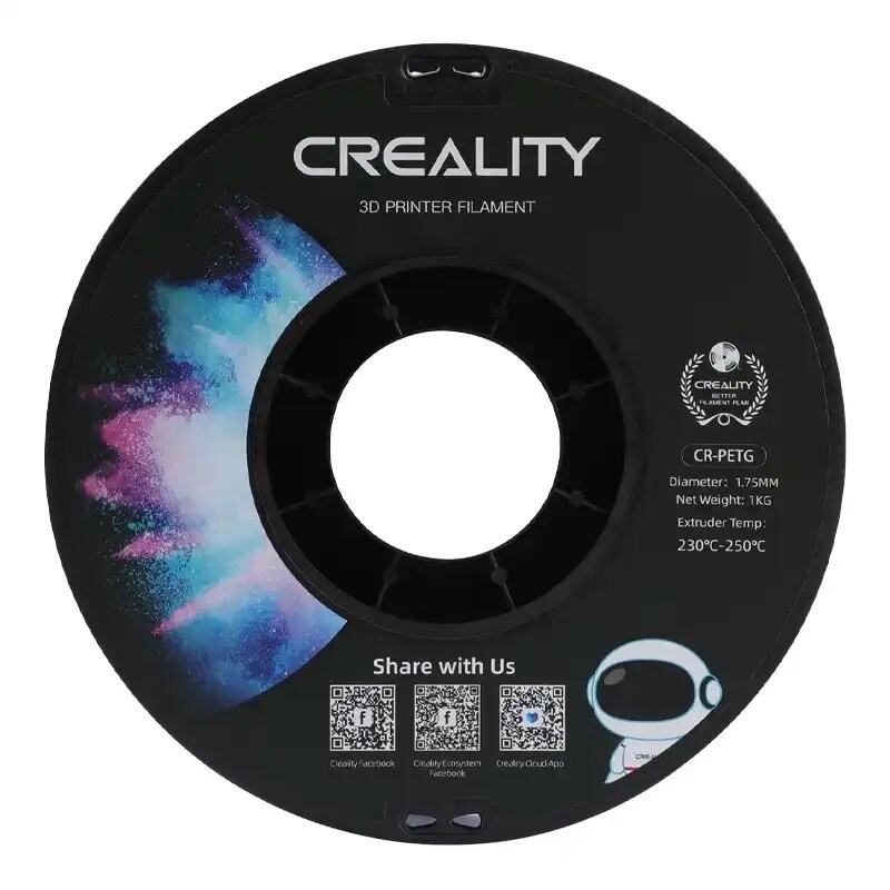 Creality3D CR-PETG PETG-filament 1,75 mm 1 kg, transparentblått, bild 3