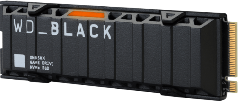 WD BLACK SN850X 1TB NVMe SSD Heatsink