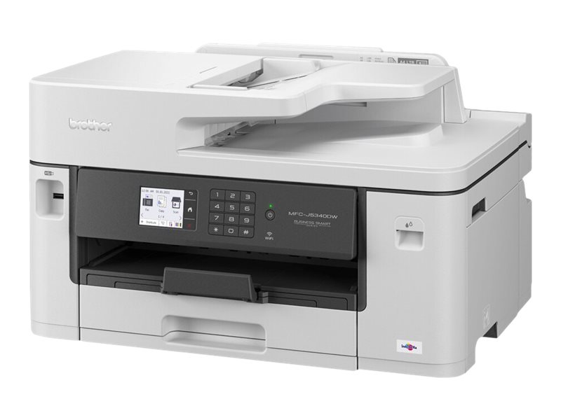 Brother MFC-J5340DWE - Multifunktionsskrivare - färg - bläckstråle - A3/Ledger (media) - upp till 28 sidor/minut (utskrift) - 250 ark - 14.4 Kbps - USB 2.0, LAN, Wi-Fi(n), USB-värd