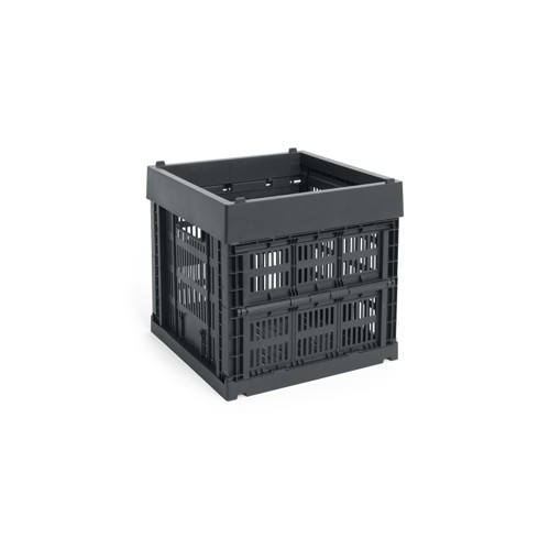 HAY - Colour Crate Cube Förvaringslåda (Mörkgrå)