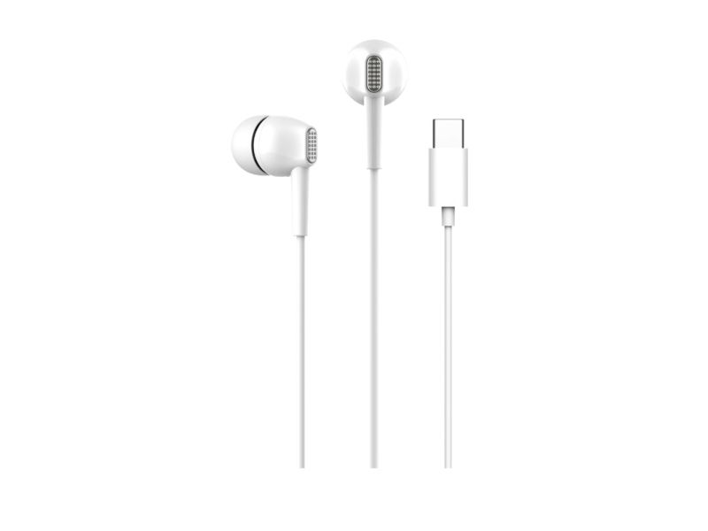 PURO PUIPHF33USBCWHI, Sladdansluten, Samtal/musik, 20g, Headset, Vit
