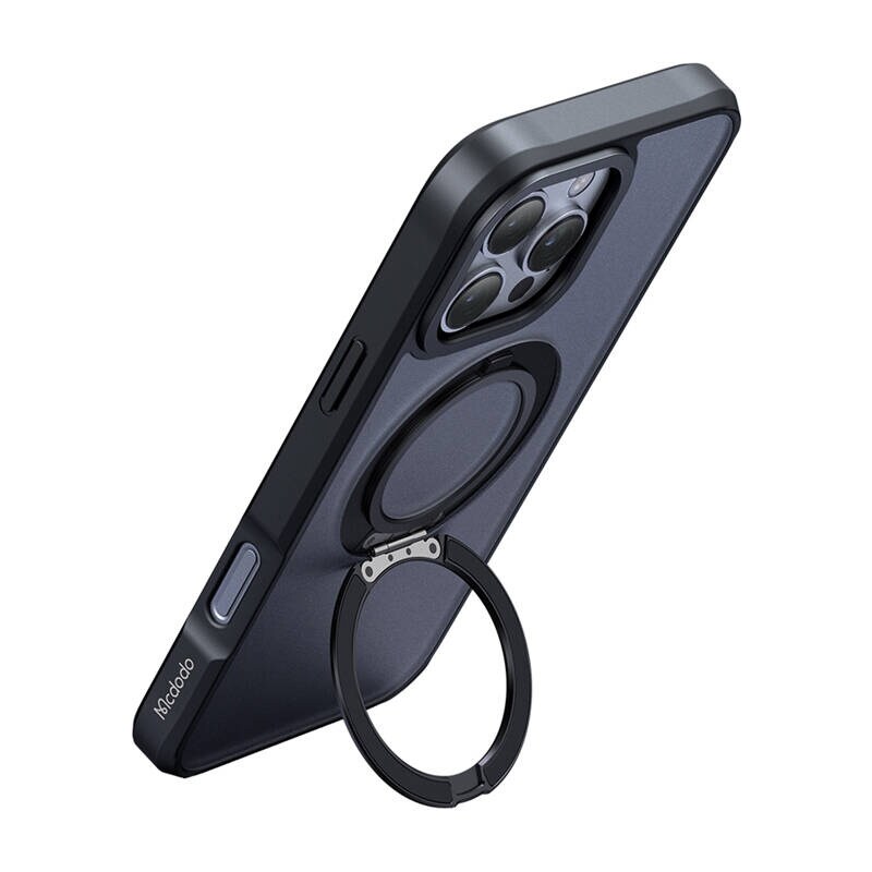 McDodo PC-4933 MagSafe-fodral för iPhone 16 Pro Max med stativ (svart), bild 2