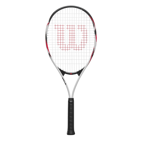 Wilson - Fusion XL Tennisracket med Strängar - Oversized Lättvikt för Nybörjare med V-Matrix