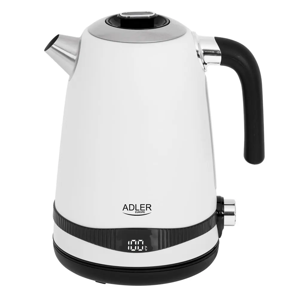 Vattenkokare med LCD-skärm från Adler 1,7L